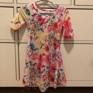 LuLaRoe toddler dress, size 2 flower print